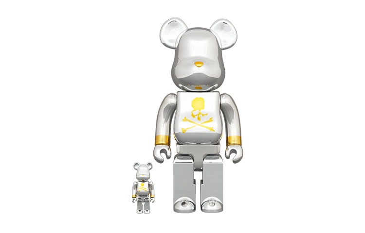 BE@RBRICK BERBRICK x mastermind JAPAN SILVER 100400