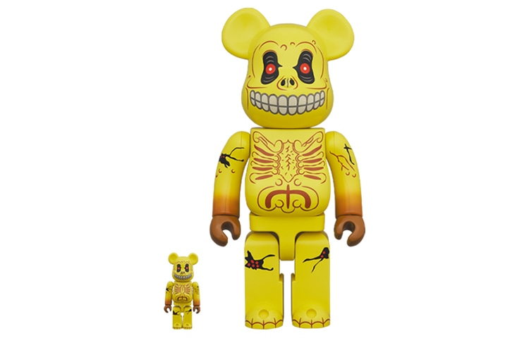 BE@RBRICK BERBRICK MAD BALLS Skull Face 100+400
