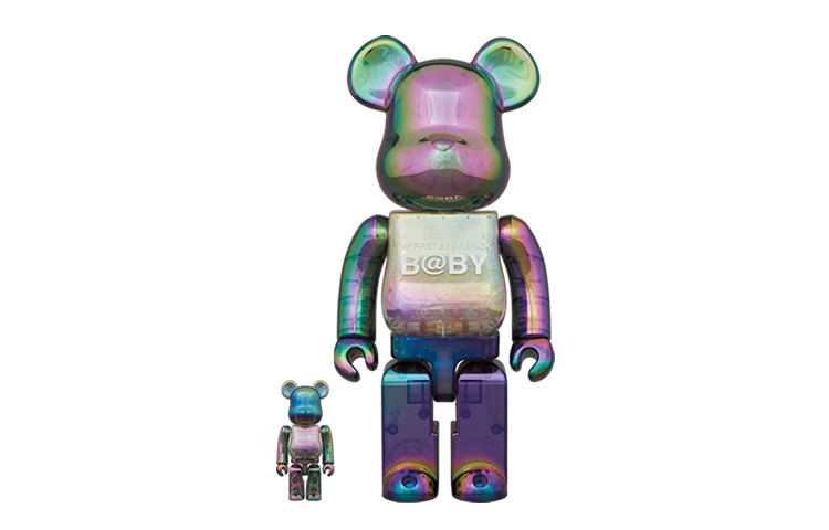BE@RBRICK BERBRICK MY FIRST BBY CLEAR BLACK CHROME
