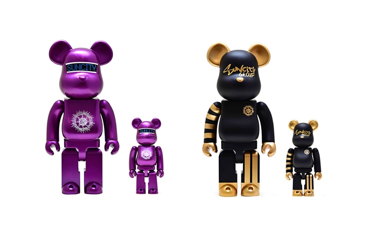 BE@RBRICK Suncity Group x BERBRICK Noir Gold +Neon Futurity 100+400