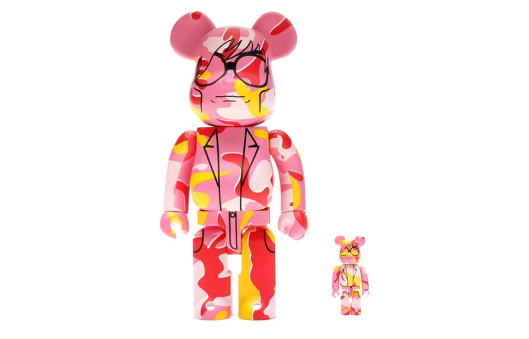 BE@RBRICK BERBRICK Andy Warhol Camo 7cm28cm70cm