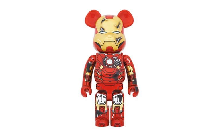 BE@RBRICK x MARVEL Iron Man MK7 Battle Damaged