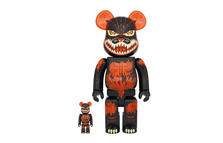 BE@RBRICK Godzilla Transparent Flame Edition