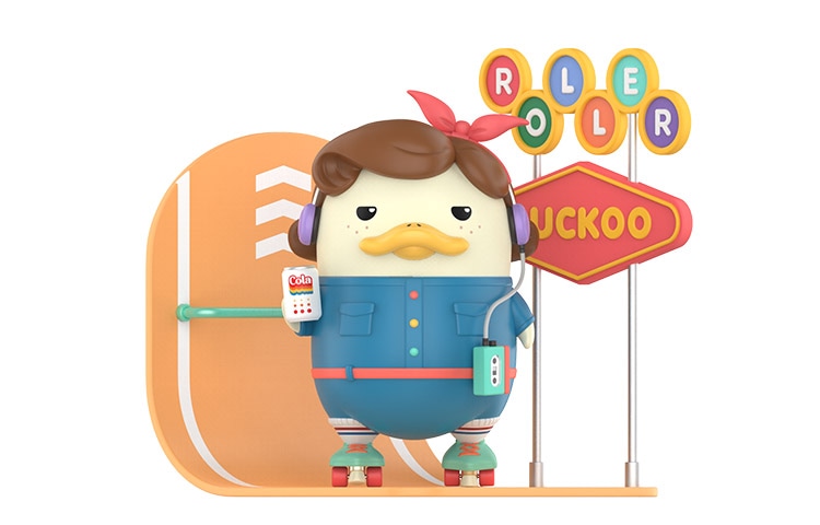 Pop Mart DUCKOO 12.5cm13.6cm