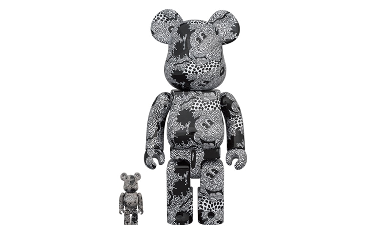 BE@RBRICK BERBRICK Keith Haring Mickey Mouse