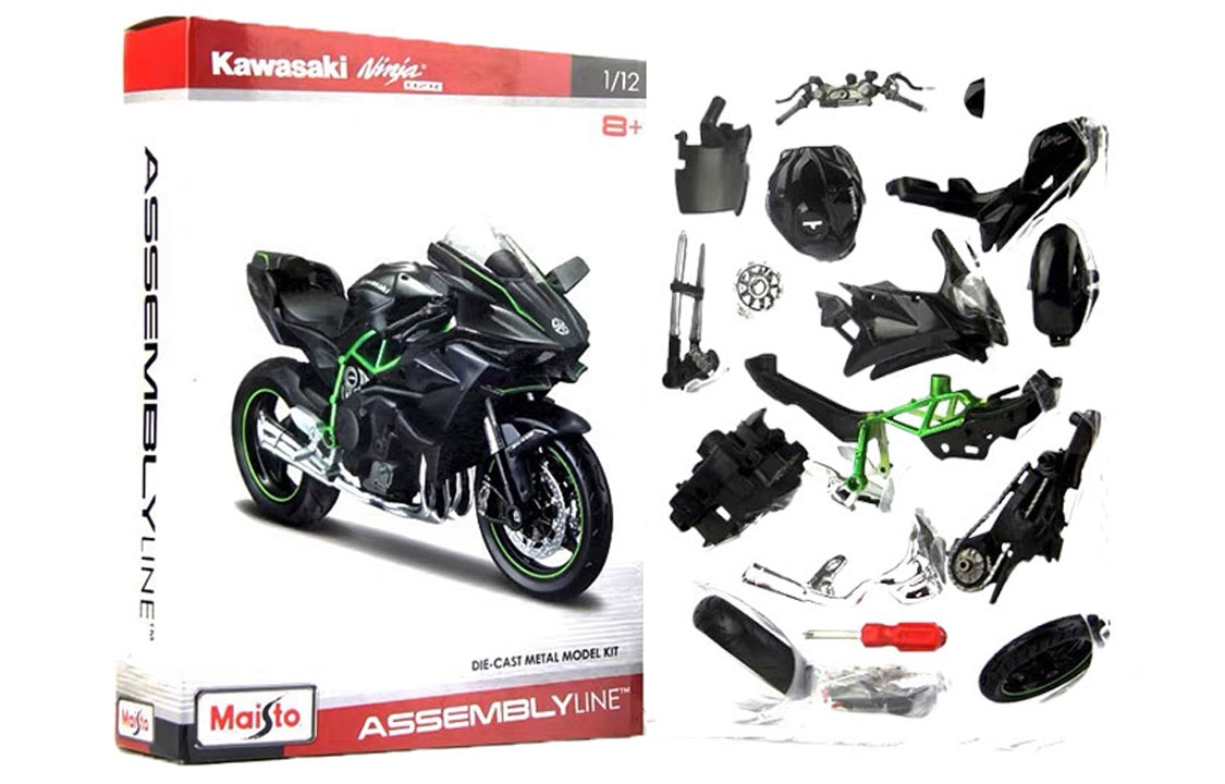 Maisto 112 kawasaki Ninja H2R 10cm