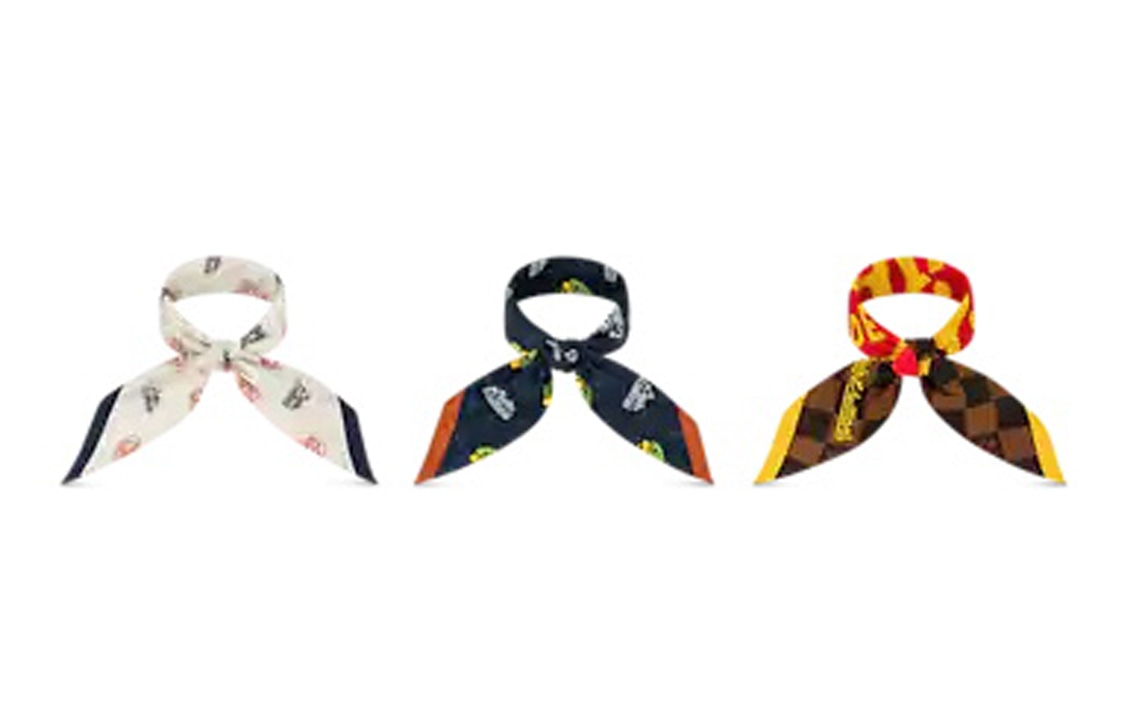Louis Vuitton Scarf White Multicolor — фото 4