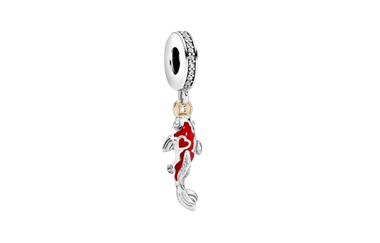 Pandora/潘多拉 Pandora Lucky Koi Fish Charm Silver