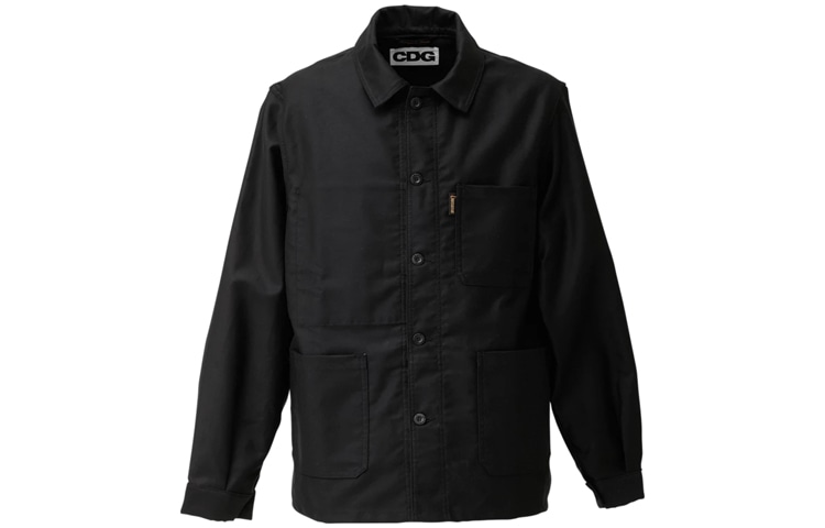 Cdg Regular Fit Logo Jacket Black — фото 1