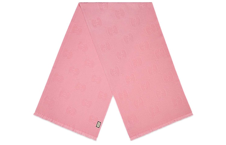 Gucci Wool Scarf Pink — фото 1
