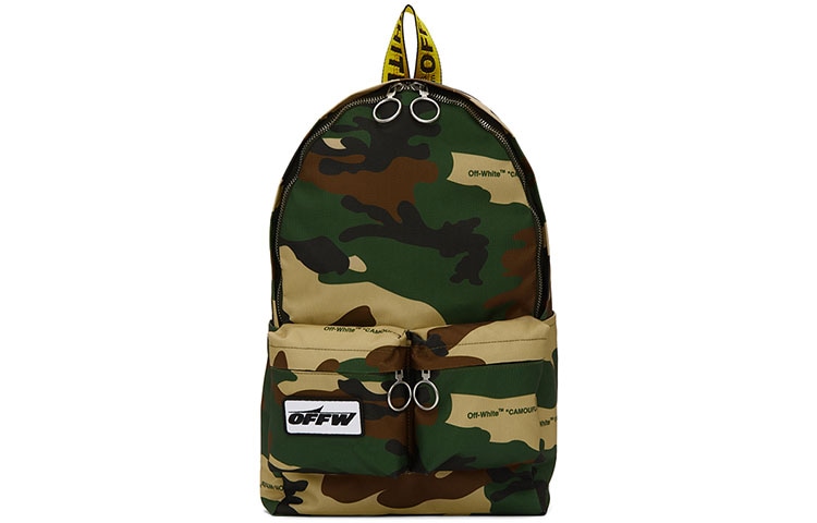 Сумки OFF-WHITE Camo Backpack