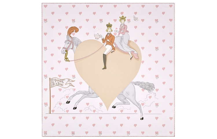 HERMES/爱马仕 Hermes Scarf Pink