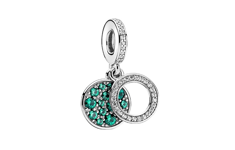 Pandora Green Double Charm