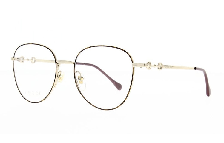 Очки Gucci Cat Eye Optical Glasses Black Gold 51mm