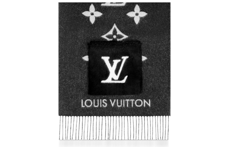 Louis Vuitton Cold Reykjavik Scarf Black — фото 2