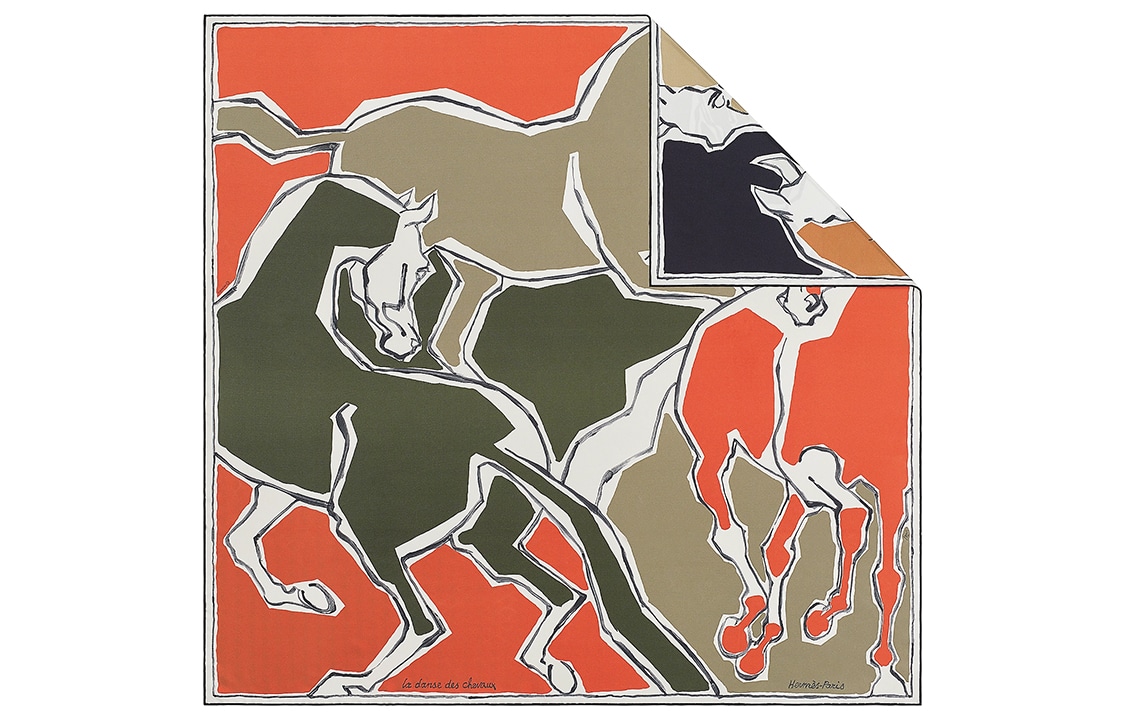 HERMES/爱马仕 Hermes Scarf Orange