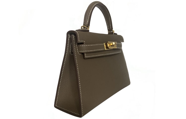 Hermes Mini Kelly Epsom 18 Etoupe — фото 2