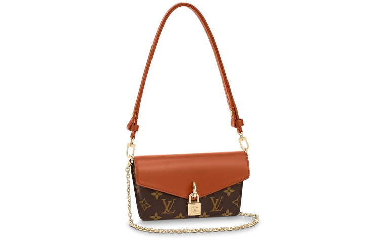 Сумки Louis Vuitton Padlock On Strap Caramel