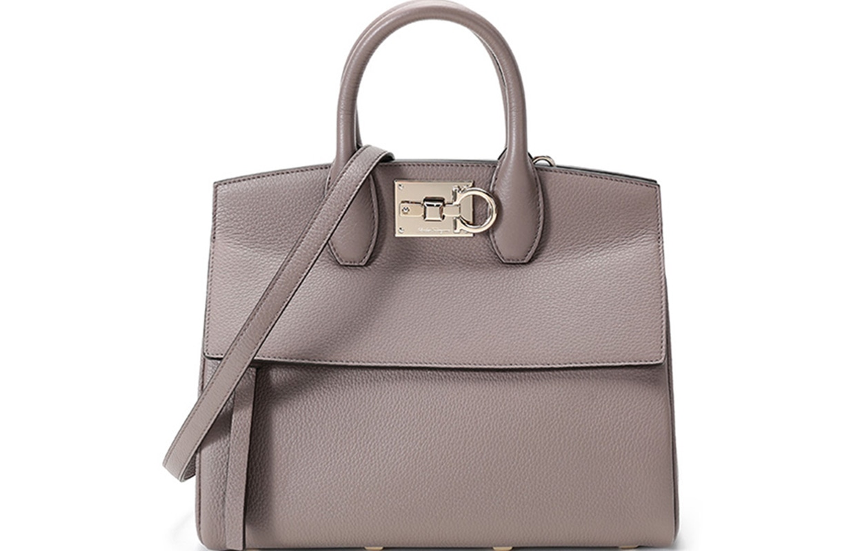 FERRAGAMO/菲拉格慕 Ferragamo The Studio Brown Grey