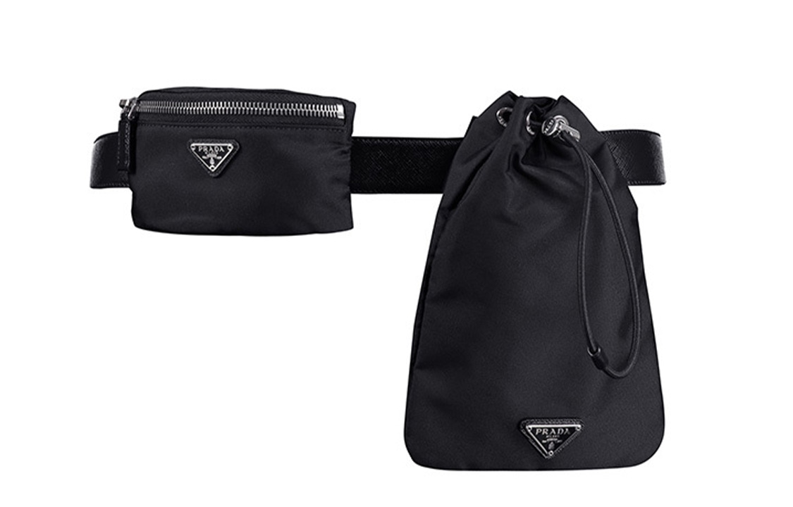 Prada Nylon Waist Bag Black