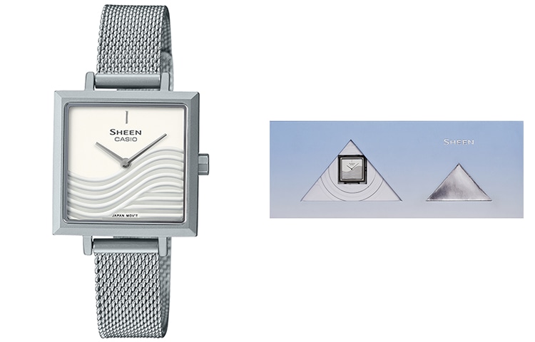 CASIO/卡西欧 CASIO SHEEN 3D 26*33mm SHE-C121M-7AUPFKD
