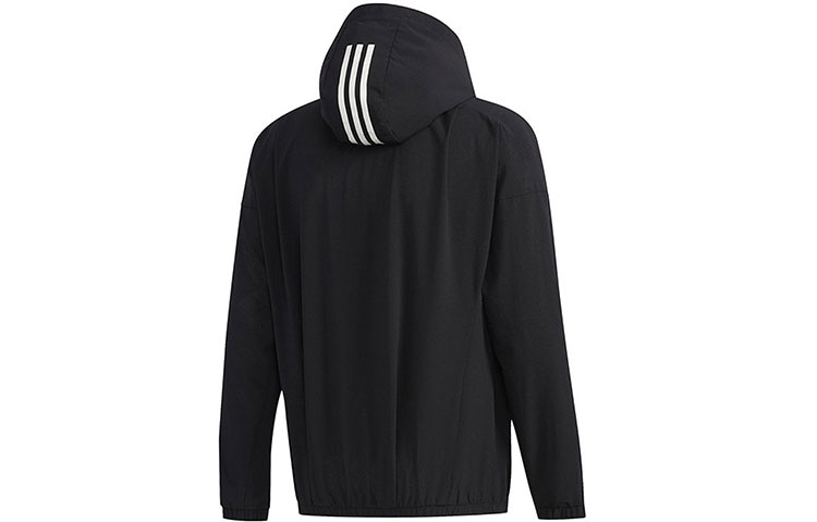 Adidas Hooded Jacket Black — фото 1