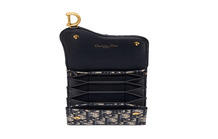 Dior Saddle Oblique Denim Blue — фото 4