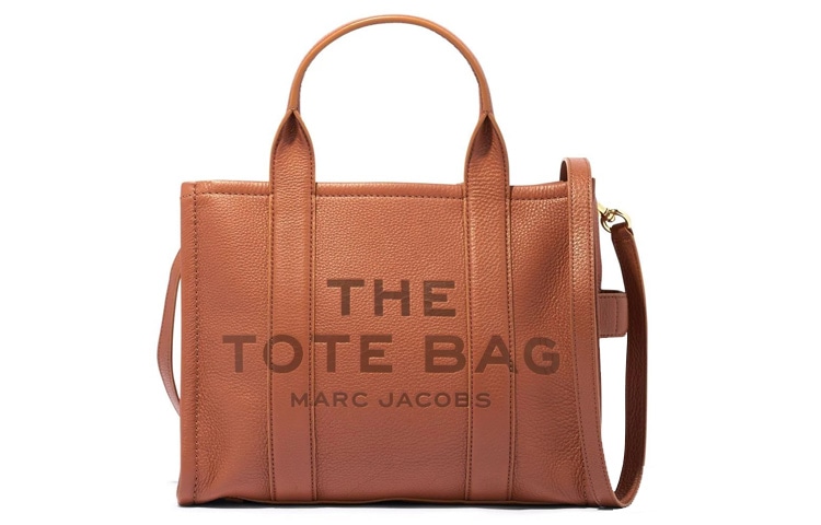 Marc Jacobs The Traveler Tote Small Brown Valentine's Edition