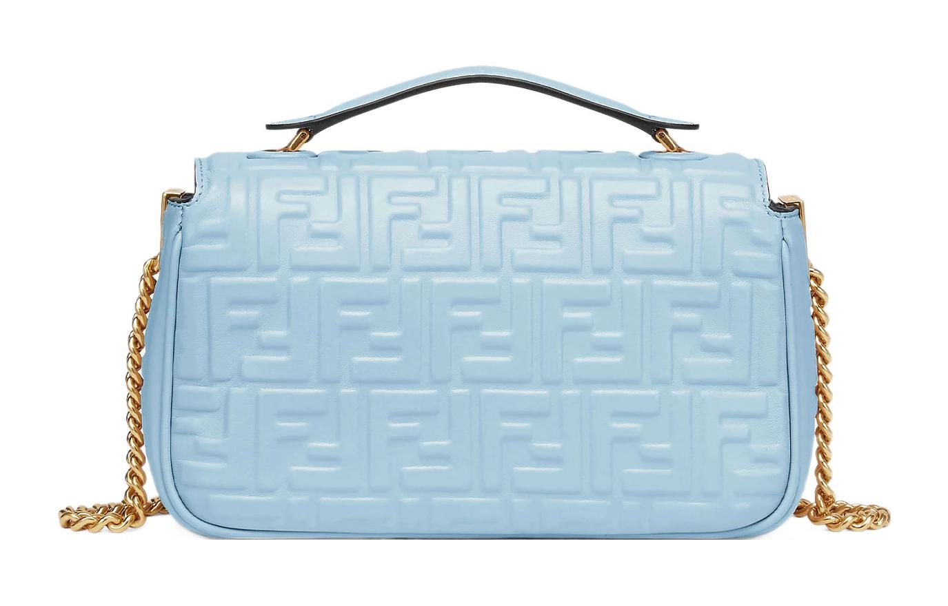 Fendi Baguette Medium Light Blue — фото 2