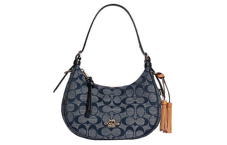 Сумки COACH/蔻驰 Coach Kleo 21 Denim Blue
