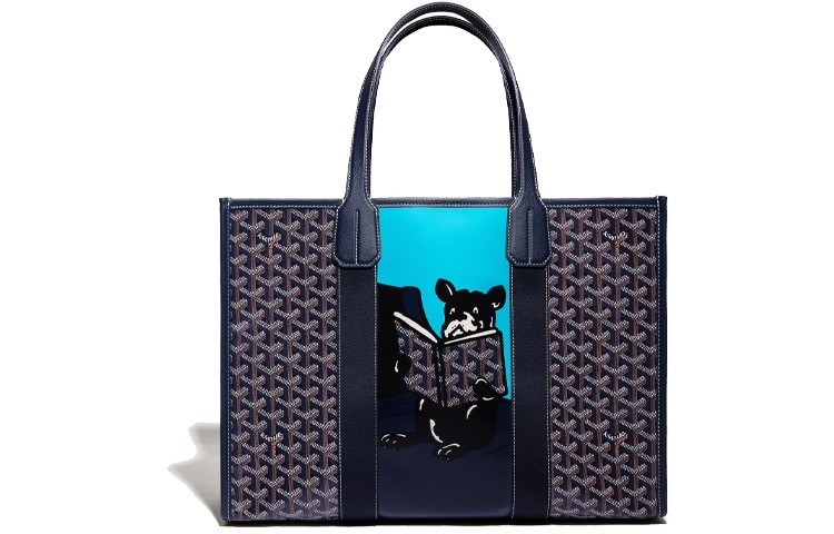 GOYARD Villette Tote Bag Navy Blue