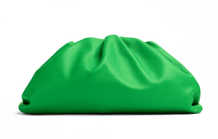 Bottega Veneta/葆蝶家 Bottega Veneta Pouch Cloud Bag Parrot Green