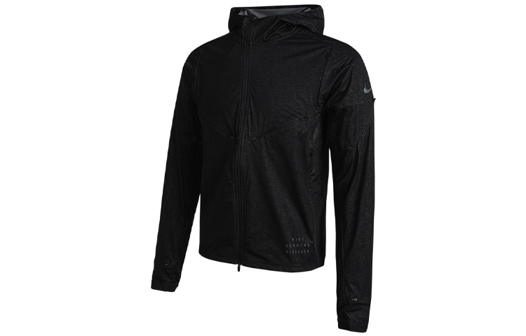 Nike Running Hoodie Jacket Black — фото 2