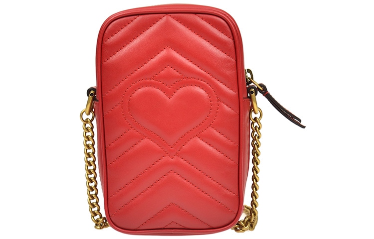Gucci GG Marmont Mini Bag Red — фото 3