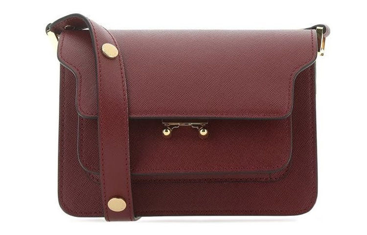Marni Crossbody Bag Burgundy