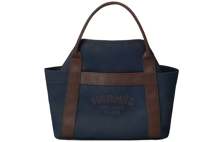Сумки HERMES/爱马仕 Hermes Equestrian Tote Navy Brown