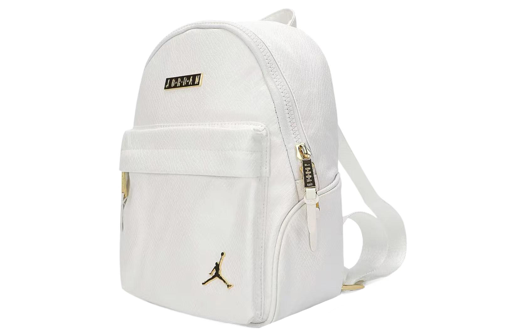 Jordan Snake Pattern Backpack White Gold — фото 7