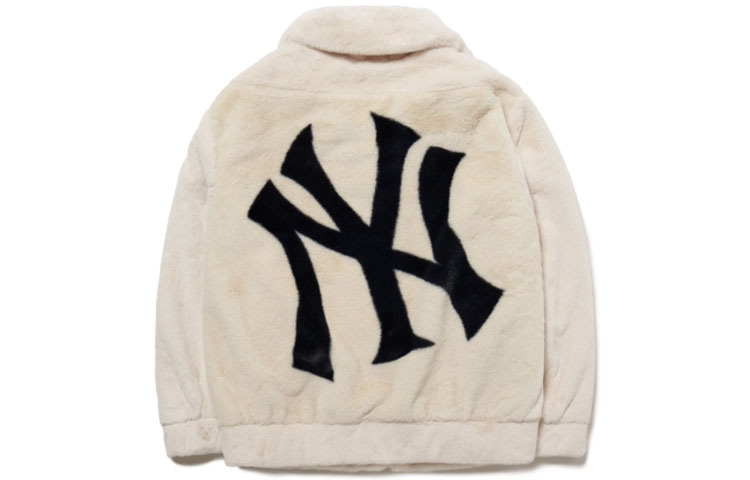 MLB Yankees Fleece Jacket White — фото 1