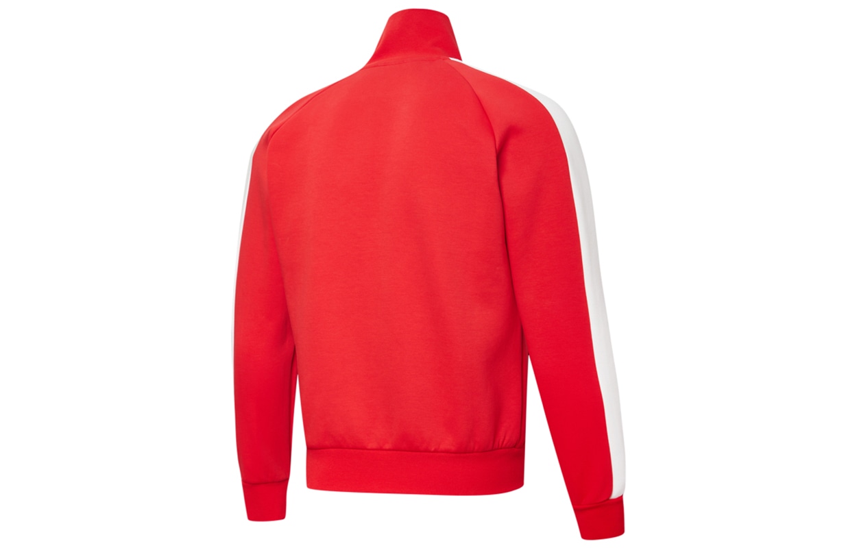 Puma Logo Zip Knit Jacket Red — фото 1