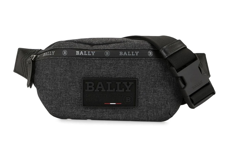 BALLY巴利 Bally Nylon Waist Bag Black