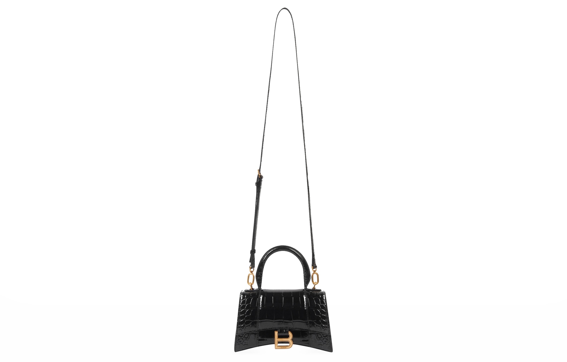 Balenciaga Hourglass Mini Black — фото 2