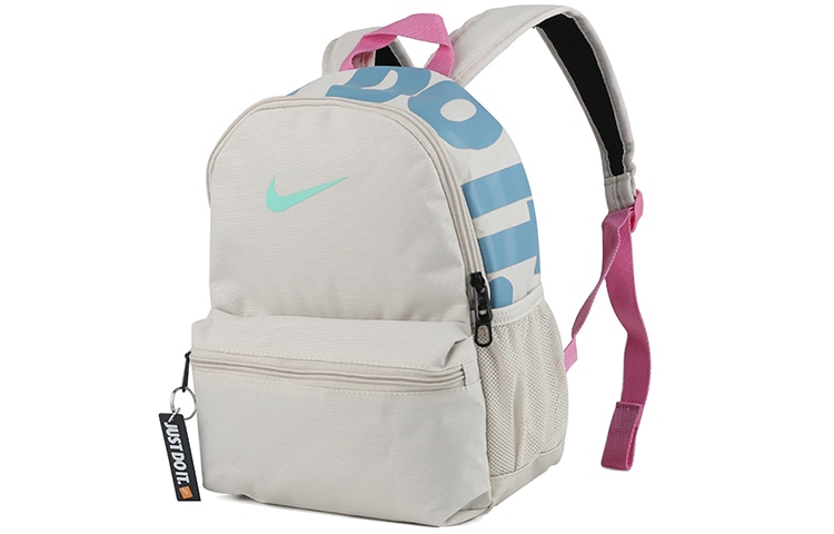 Nike Backpack Kids Gray White — фото 1