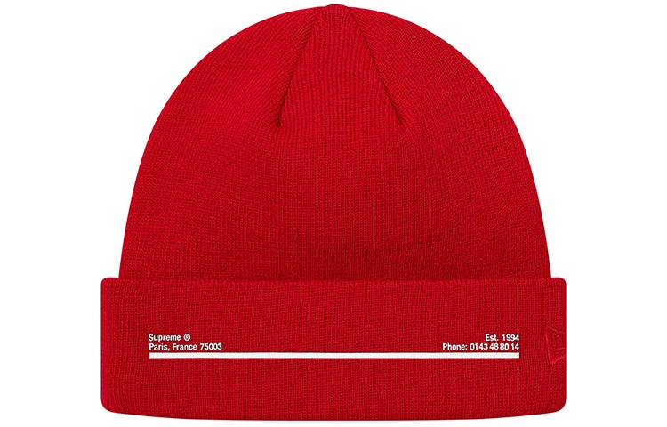 Supreme x New Era Beanie — фото 4