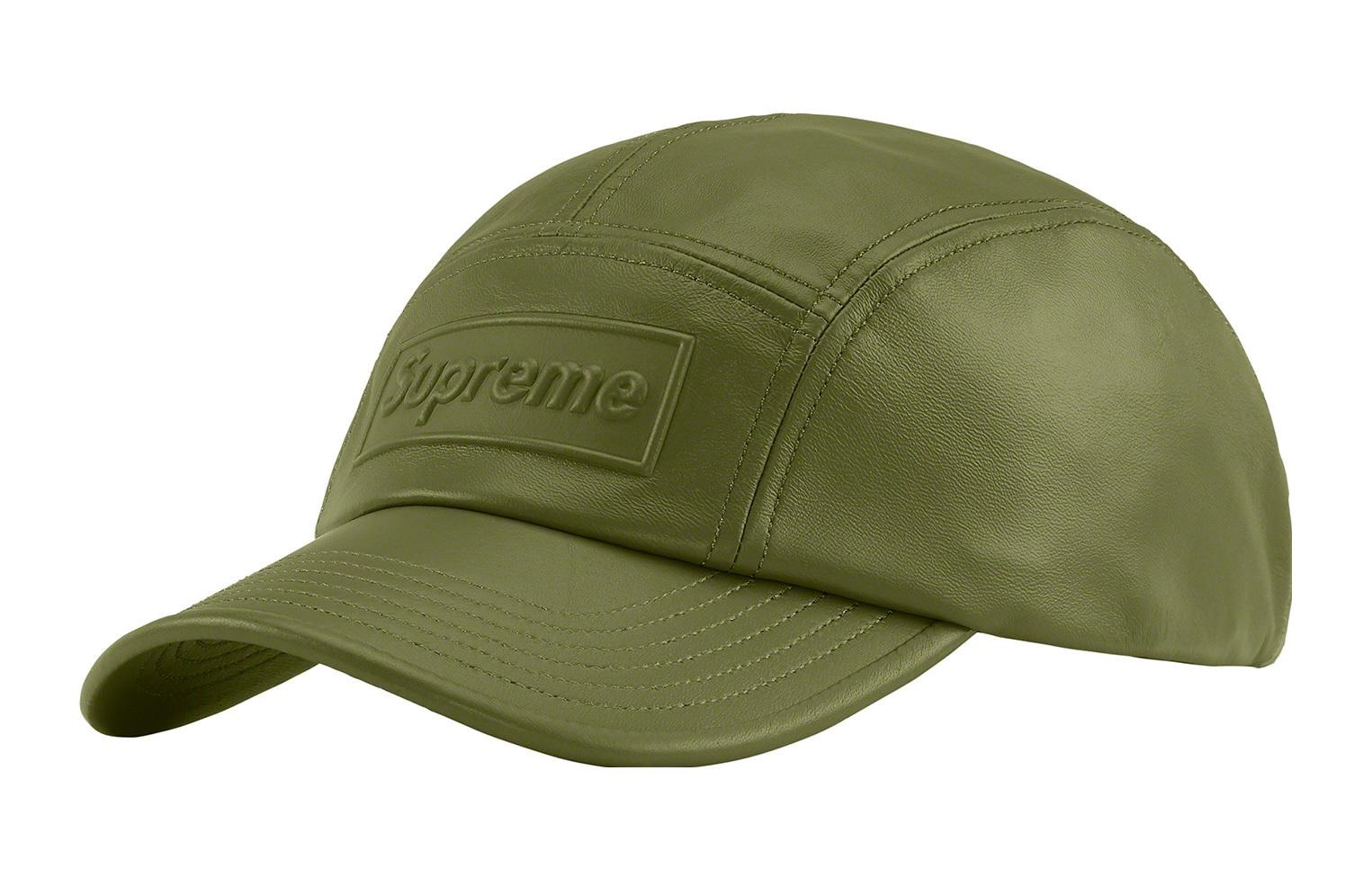 Supreme GORE-TEX Leather Camp Cap — фото 6