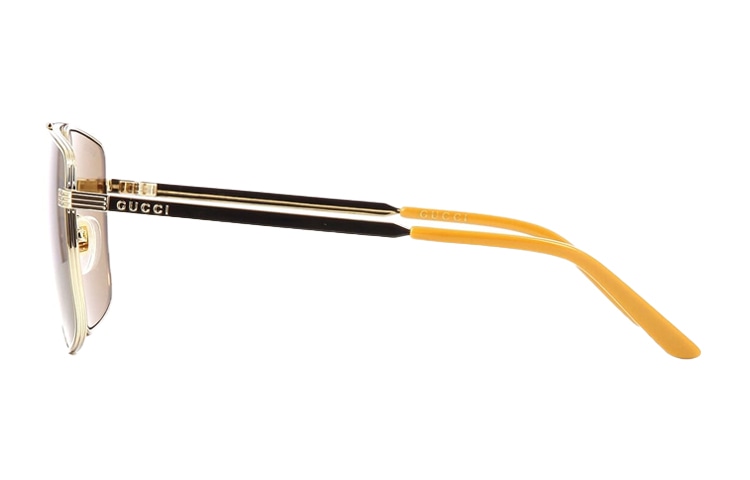 Gucci Aviator Metal Frame Sunglasses — фото 3