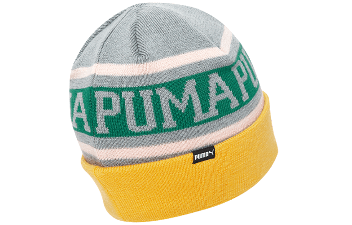 Puma Beanie Yellow Green — фото 1