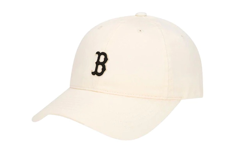 MLB Small Logo Baseball Cap Black White