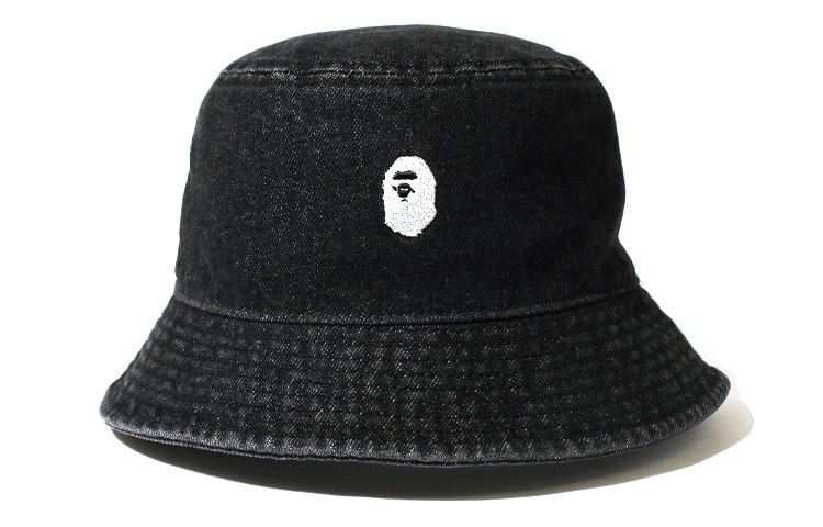 A BATHING APE Logo Bucket Hat