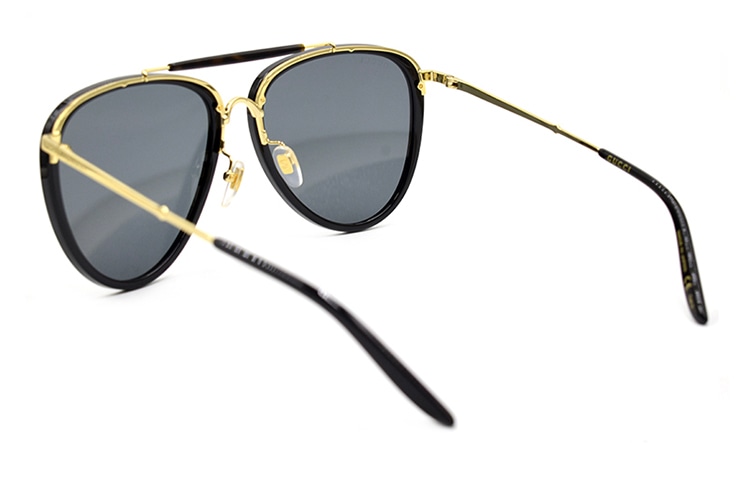 Gucci Urban Aviator Sunglasses Black — фото 3