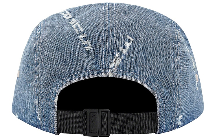 Supreme Jacquard Denim Camp Cap — фото 4